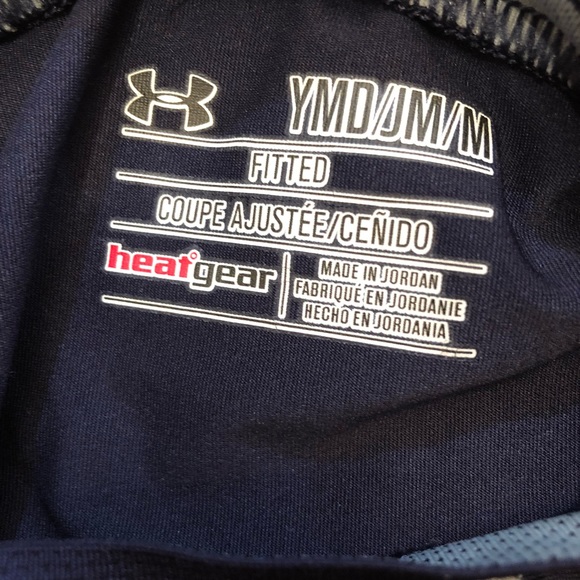 UNISEX Under Armour heat gear navy athletic shirt - Picture 4 of 6